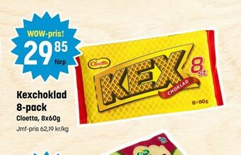 Eurocash Kexchoklad 8-pack erbjuda