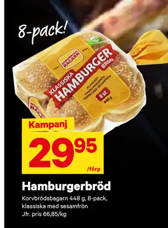 City Gross Hamburgerbröd erbjuda