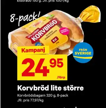 City Gross Korvbröd lite större erbjuda