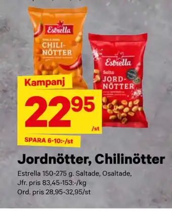 City Gross Jordnötter, Chilinötter erbjuda