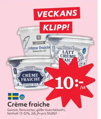 Hemköp Crème fraiche erbjuda