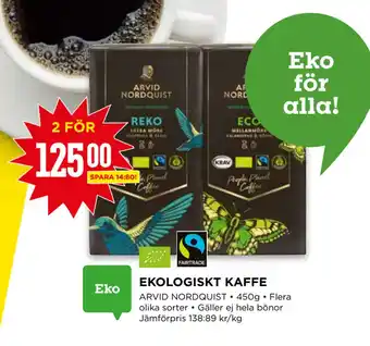 Willys EKOLOGISKT KAFFE erbjuda