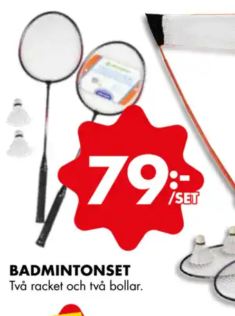 ÖoB BADMINTONSET erbjuda