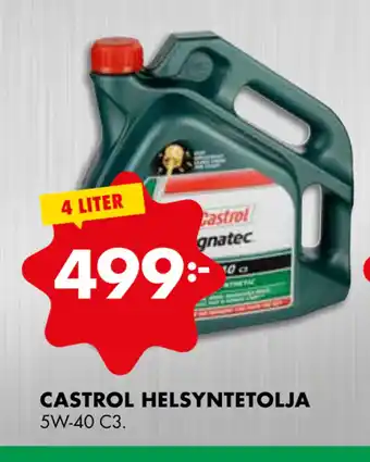 ÖoB CASTROL HELSYNTETOLJA erbjuda