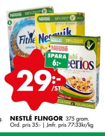 ÖoB NESTLÉ FLINGOR erbjuda