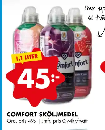 ÖoB COMFORT SKÖLJMEDEL erbjuda