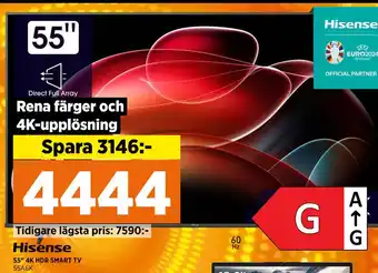 Power 55 4K HDR SMART TV erbjuda