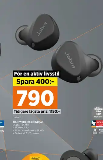 Power TRUE WIRELESS HÖRLURAR erbjuda