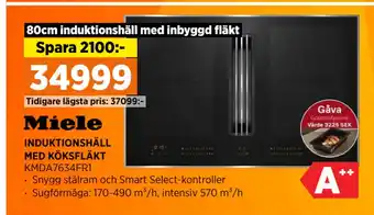 Power INDUKTIONSHÄLL MED KÖKSFLÄKT erbjuda