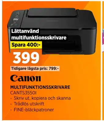 Power MULTIFUNKTIONSSKRIVARE erbjuda