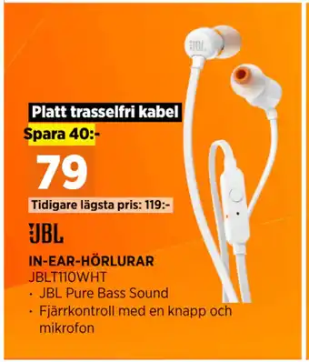 Power IN-EAR-HÖRLURAR erbjuda
