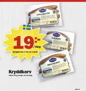 Pekås Kryddkorv erbjuda