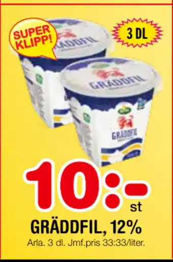 Nya Pulsen GRÄDDFIL, 12% erbjuda