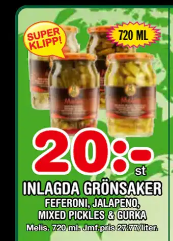 Nya Pulsen INLAGDA GRÖNSAKER erbjuda
