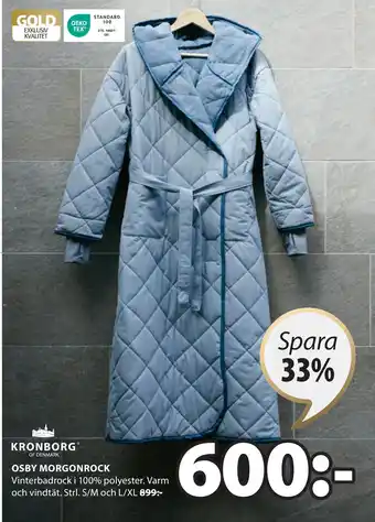 JYSK OSBY MORGONROCK erbjuda