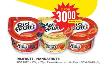 Willys Hemma RISIFRUTTI, MANNAFRUTTI erbjuda