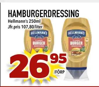 Nya Pulsen HAMBURGERDRESSING erbjuda