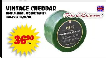 Nelins Vintage Cheddar erbjuda