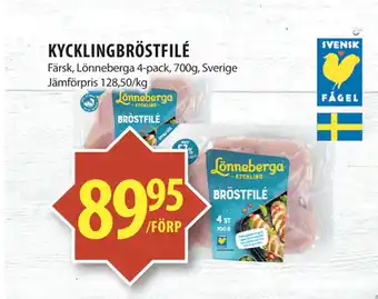 Matvärlden Tensta KYCKLINGBRÖSTFILÉ erbjuda