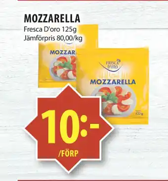 Matvärlden Tensta MOZZARELLA erbjuda