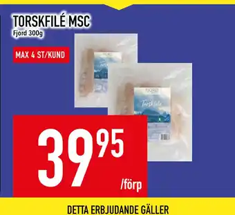 Matdax TORSKFILÉ MSC erbjuda