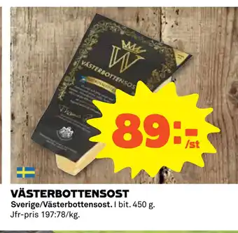 Coop Daglivs VÄSTERBOTTENSOST erbjuda