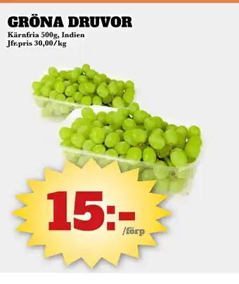 GRÖNA DRUVOR