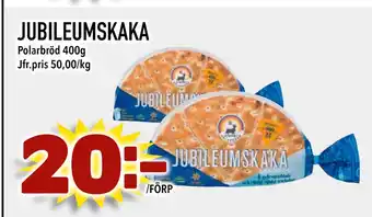 Din Mat JUBILEUMSKAKA erbjuda