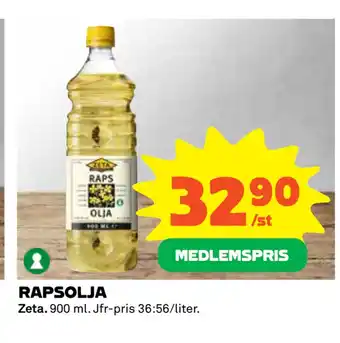 Coop Daglivs RAPSOLJA erbjuda