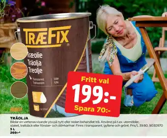 Jem&Fix TRÄOLJA erbjuda