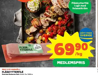 Coop Daglivs FLÄSKYTTERFILÉ erbjuda