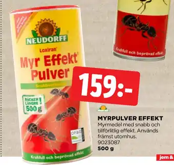 Jem&Fix MYRPULVER EFFEKT erbjuda