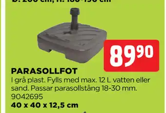 Jem&Fix PARASOLLFOT erbjuda