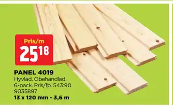 Jem&Fix PANEL 4019 erbjuda