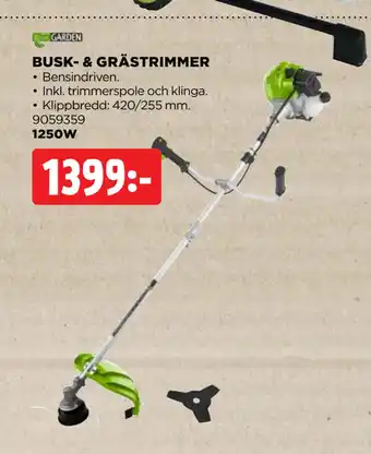 Jem&Fix BUSK- & GRÄSTRIMMER erbjuda