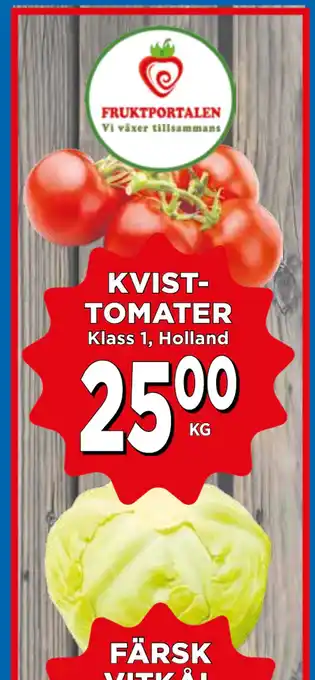 Supergrossen KVISTTOMATER erbjuda
