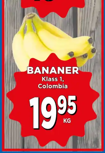 Supergrossen BANANER erbjuda