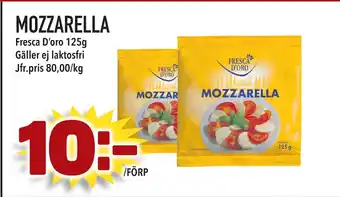 Supergrossen MOZZARELLA erbjuda