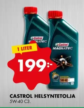 ÖoB Castrol motorolja erbjuda