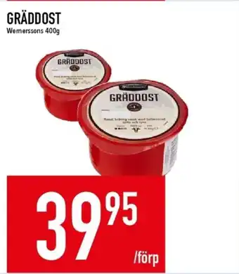 Matdax Wernerssons gräddost erbjuda