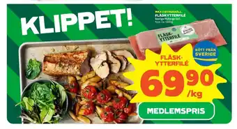 Stora Coop Nybergs deli fläskytterfilé erbjuda