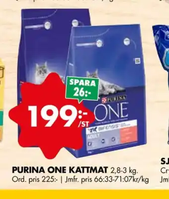 ÖoB One kattmat erbjuda