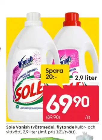 Rusta Sole tvättmedel flytande erbjuda