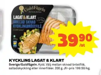 Stora Coop Guldfågeln kycklingbröstfile erbjuda