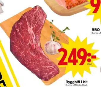 Matöppet Jm chark ryggbiff erbjuda