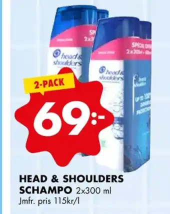 ÖoB Head&shoulders shampoo erbjuda