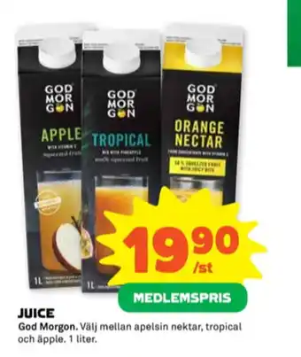 Stora Coop God morgon juice erbjuda