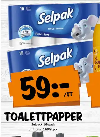 Bazaar Food market TOALETTPAPPER erbjuda