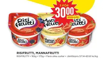 Willys RISIFRUTTI, MANNAFRUTTI erbjuda