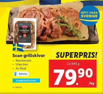 Lidl Scan grillskivor erbjuda